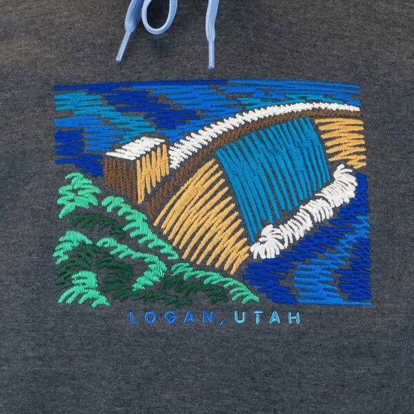 SWEATSHIRT HOODIE FIRST DAM UTAH